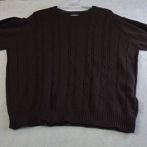 CARIBBEAN Joe Men's Dark Brown Crewneck Sweater XXL